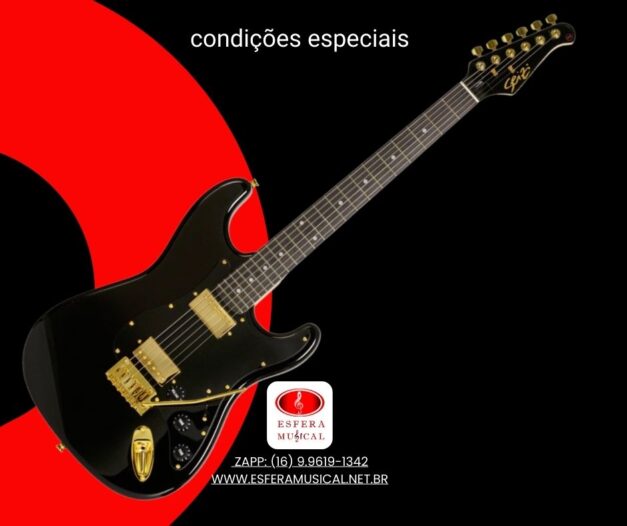 Guitarra Seizi preta