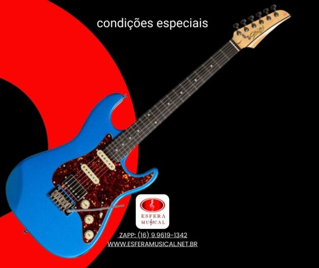 Guitarra Seizi azul